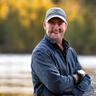 Portrait of Mark Peterson, a recreational angler.